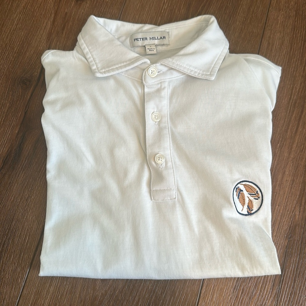 Peter Millar golf polo - Green Mile club @ Wells Fargo